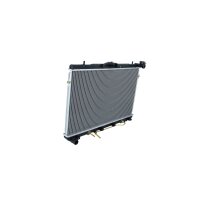 Radiator engine cooling 669 - 378 mm alu NRF for e.g. HYUNDAI LANTRA