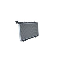 Radiator Engine cooling fins brazed 648 - 324 mm alu NRF for e.g. NISSAN ALMERA