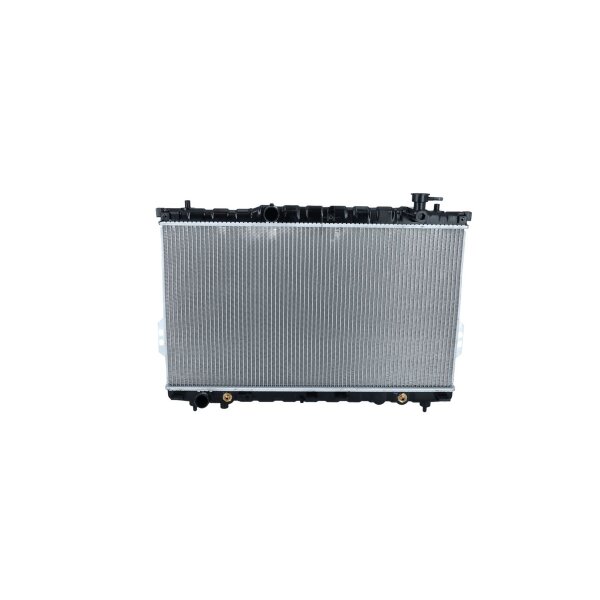 Radiator engine cooling 718 - 400 mm alu NRF for HYUNDAI SANTA