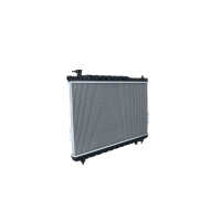 Radiator engine cooling 718 - 400 mm alu NRF for HYUNDAI SANTA