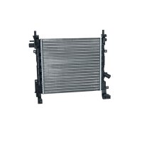 Kühler Motor Kühlrippen mechanisch gefügt 380 - 360 mm Alu NRF für u.a. FORD KA