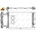 Radiator engine cooling 720 - 466 mm alu NRF for e.g. AUDI A4
