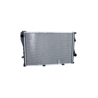 Radiator engine cooling 650 - 438 mm alu NRF for e.g. BMW 5