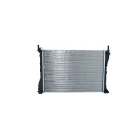 Kühler Motorkühlung Kühlrippen gelötet 500 - 358 mm Alu NRF für FORD FIESTA