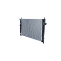 Kühler Motor Kühlrippen gelötet 600 - 411 mm Alu NRF für u.a. CHEVROLET AVEO