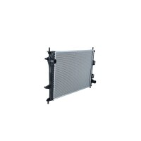 Radiator Engine cooling fins brazed 530 - 421 mm alu NRF for e.g. FIAT MULTIPLA