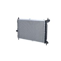 Radiator engine cooling 530 - 346 mm alu NRF for e.g. OPEL ASTRA