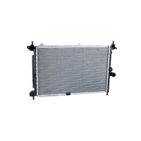 Radiator engine cooling 530 - 346 mm alu NRF for e.g. OPEL ASTRA