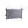 Radiator engine cooling 530 - 346 mm alu NRF for e.g. OPEL ASTRA