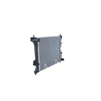 Radiator engine cooling 480 - 390 mm alu NRF for HYUNDAI i20
