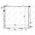 Radiator Engine cooling fins 533 - 485 mm aluminium NRF for e.g. MB E-CLASS