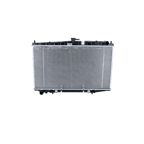 Kühler Motorkühlung Kühlrippen gelötet 688 - 381 mm Alu NRF für NISSAN BLUEBIRD