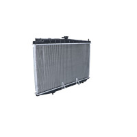 Kühler Motorkühlung Kühlrippen gelötet 688 - 381 mm Alu NRF für NISSAN BLUEBIRD