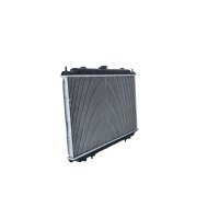 Radiator engine cooling fins brazed 677 - 400 mm alu NRF for e.g. NISSAN MAXIMA