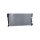 Radiator Engine cooling fins brazed 669 - 366 mm alu NRF for e.g. CITROËN XSARA