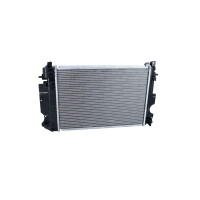 Radiator engine cooling 500 - 345 mm alu NRF for e.g. SAAB 9-3