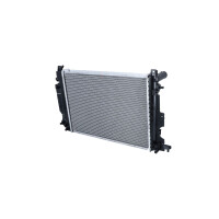 Radiator engine cooling 500 - 345 mm alu NRF for e.g. SAAB 9-3