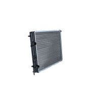 Kühler Motor Kühlrippen gelötet 481 - 386 mm Alu NRF für u.a. RENAULT CLIO