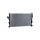 Radiator engine cooling 598 - 366 mm alu NRF for e.g. OPEL COMBO
