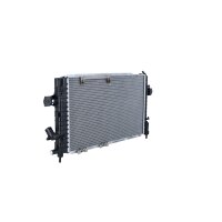 Kühler Motorkühlung Kühlrippen gelötet 600 - 366 mm Alu NRF für u.a. OPEL ASTRA