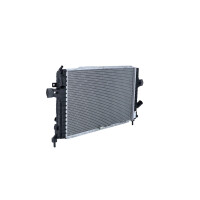 Kühler Motorkühlung Kühlrippen gelötet 600 - 366 mm Alu NRF für u.a. OPEL ASTRA