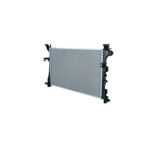 Radiator engine cooling cooling fins brazed 620 - 396 mm alu NRF for FIAT 500L