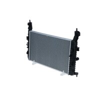 Radiator engine cooling cooling fins brazed 602 - 346 mm alu NRF for OPEL MERIVA