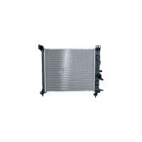 Radiator engine cooling 470 - 430 mm alu NRF for OPEL MERIVA