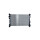 Radiator Engine cooling fins 610 - 408 mm alu NRF for e.g. ALFA ROMEO GIULIETTA
