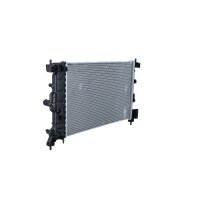 Radiator Engine cooling fins brazed 580 - 388 mm alu NRF for e.g. CHEVROLET AVEO