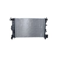 Radiator Engine cooling fins brazed 580 - 388 mm alu NRF for e.g. CHEVROLET AVEO