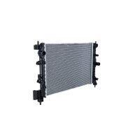 Radiator Engine cooling fins brazed 580 - 388 mm alu NRF for e.g. CHEVROLET AVEO