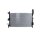 Radiator engine cooling 545 - 368 mm alu NRF for e.g. FORD C-MAX