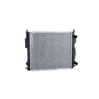 Radiator engine cooling fins brazed 430 - 414 mm alu NRF for e.g. RENAULT CLIO