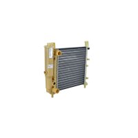 Kühler Motor Kühlrippen mechanisch gefügt 340 - 312 mm Alu NRF für FIAT UNO