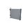Radiator engine cooling 510 - 478 mm alu NRF for e.g. KIA SORENTO
