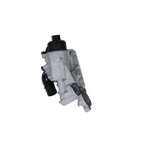 Housing oil filter water-cooled with filter NRF for e.g. RENAULT LAGUNA