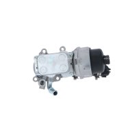 Housing oil filter with filter with oil cooler NRF for...