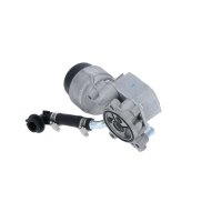 Housing oil filter water-cooled s with filter NRF for e.g. FORD KUGA