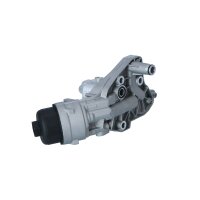 Housing oil filter with oil cooler filter NRF for e.g. OPEL INSIGNIA