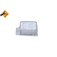 Oil cooler engine oil with seals NRF for ALFA ROMEO MITO