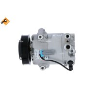 Kompressor Klimaanlage mit Keilrippenriemenscheibe 110mm...