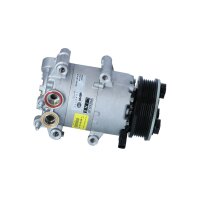 Klimakompressor 12 V Ø 108 mm NRF passend für u.a. FORD FIESTA