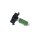 Resistor interior blower 6-pole NRF suitable for CITROËN C3 and others