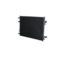 Air conditioning condenser with sealing ring NRF fits NISSAN NOTE
