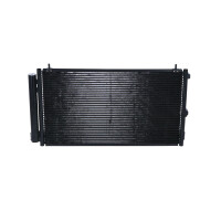 Air conditioning condenser with seal ring NRF suitable for e.g. LEXUS IS