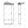Heat exchanger for interior heating 322 mm - 153 mm NRF for e.g. CITROËN DS5