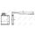 Heat exchanger for interior heating 200 mm - 172 mm NRF for e.g. FORD FIESTA