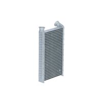Heat exchanger for interior heating 120 mm - 224 mm NRF for e.g. CITROËN C1