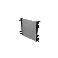 Radiator engine cooling 539 - 468 mm NRF for e.g. NISSAN QASHQAI
